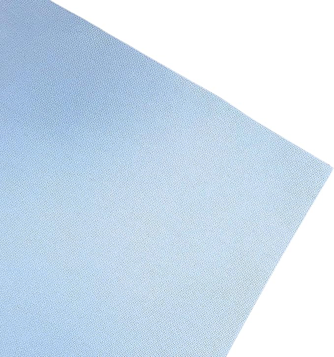 2 Sheets of Light Blue 14 Count Aida Cloth – 18 x 18 Inch Pre-Cut Fabric Squares – Cross Stitch Fabric – 100% Cotton – Ideal for Needlework & Embroidery – The Knotty Unicorn