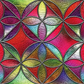 DKTIE Geometric Art Stained Glass Window Film Bathroom Window Privacy Film Frosted Glass Static Clings Non Adhesive with Installation Tools, Modern Home Improvement Style (S323, 17.7'' x 78.7'')