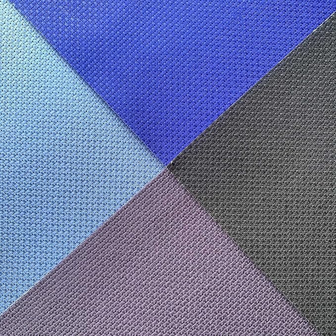 Aida Cloth 14 Count Cross Stitch Fabric,19×28inch (14CT,Jeans Blue)