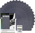 KING MOUNTAIN Iron-on Repair Patch 20 Pcs Pack,Denim Patches for Jeans Kit 3" by 4-1/4",100% Cotton Denim Iron-on Repair Patch, Jeans and Clothing Repair and Decoration Kit (Blue)
